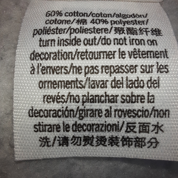 VS PINK Varsity Half-Zip Sweatshirt Gray SZ Small - Picture 8 of 9